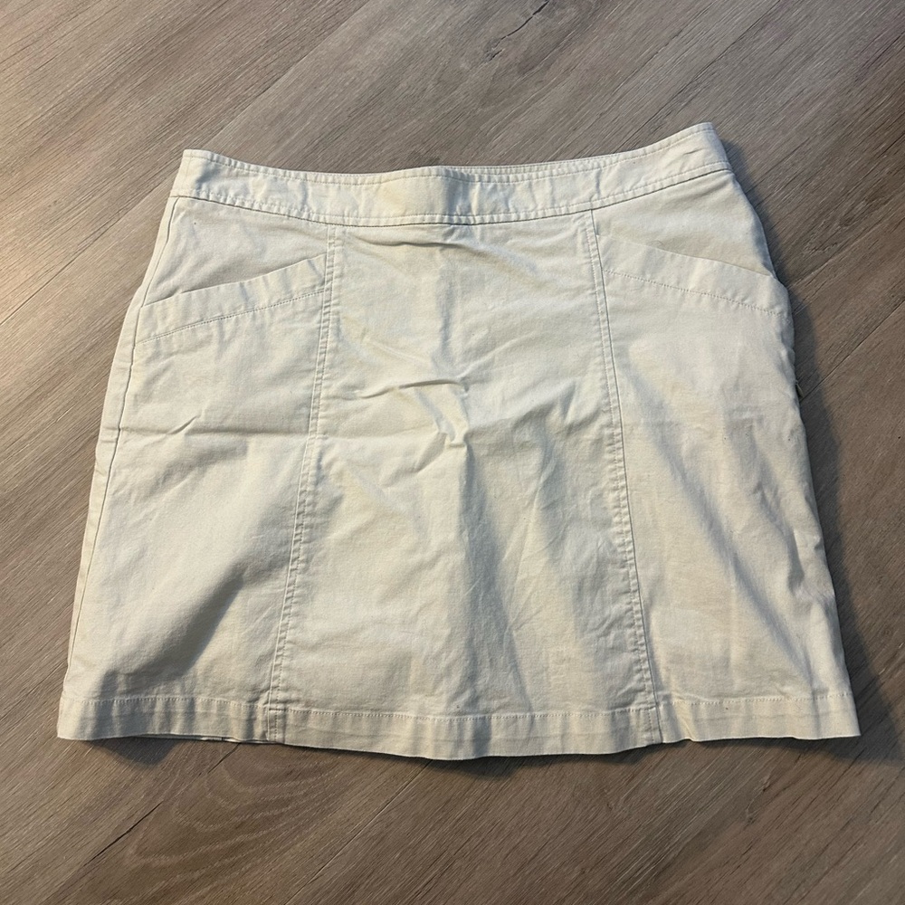 Dockers Cream Mini Skort